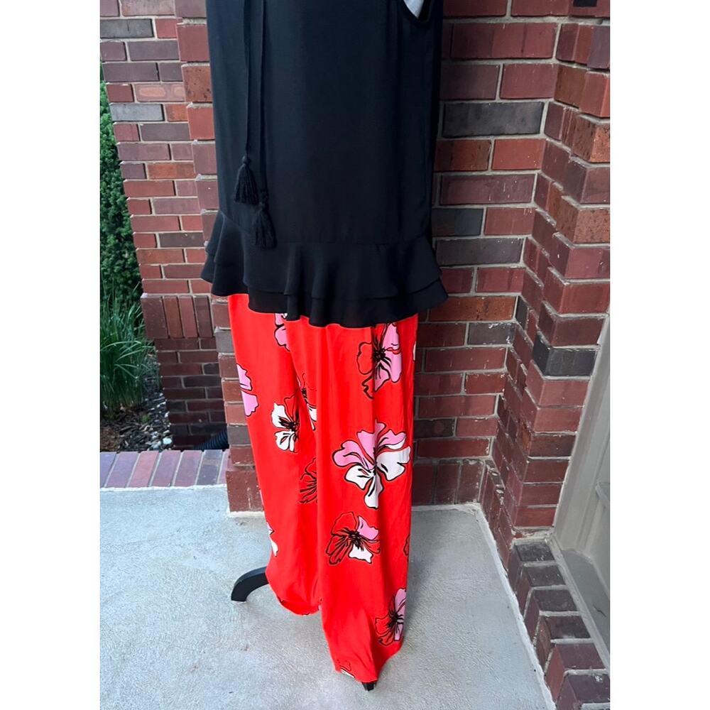 Vince Camuto spring floral wide leg dress pants size XL - Picture 3 of 8
